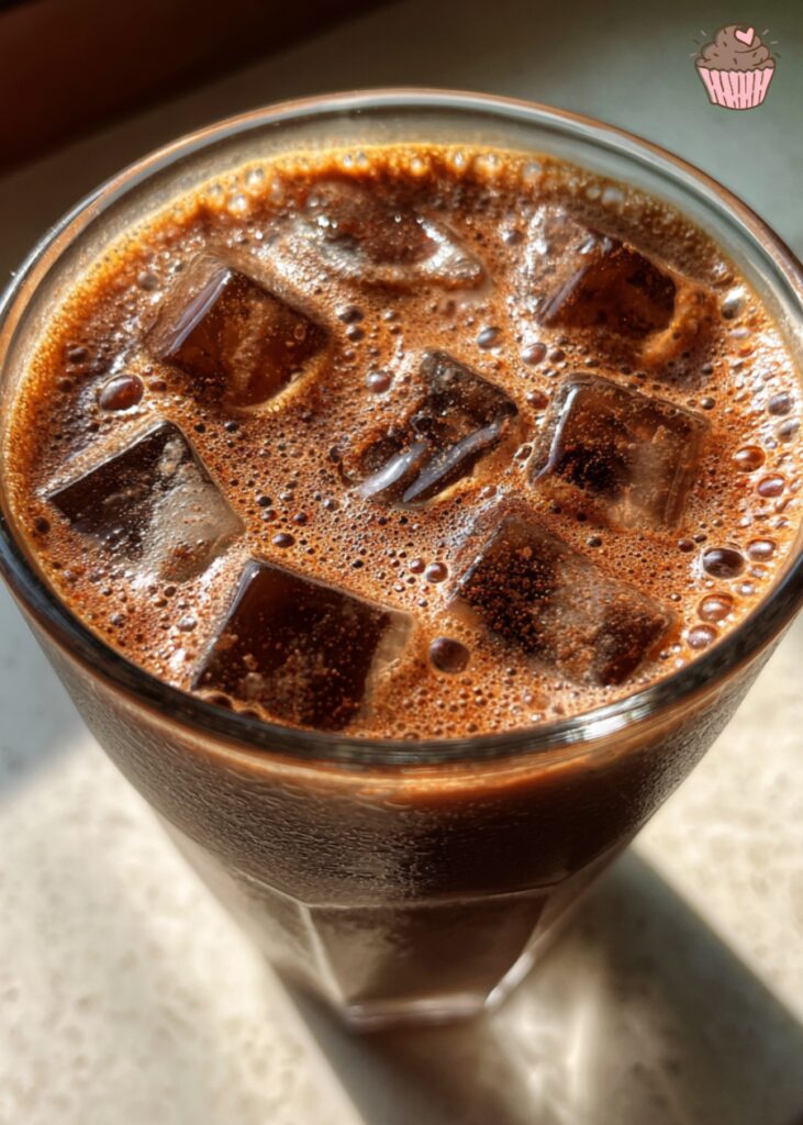 Minty Iced Chocolate