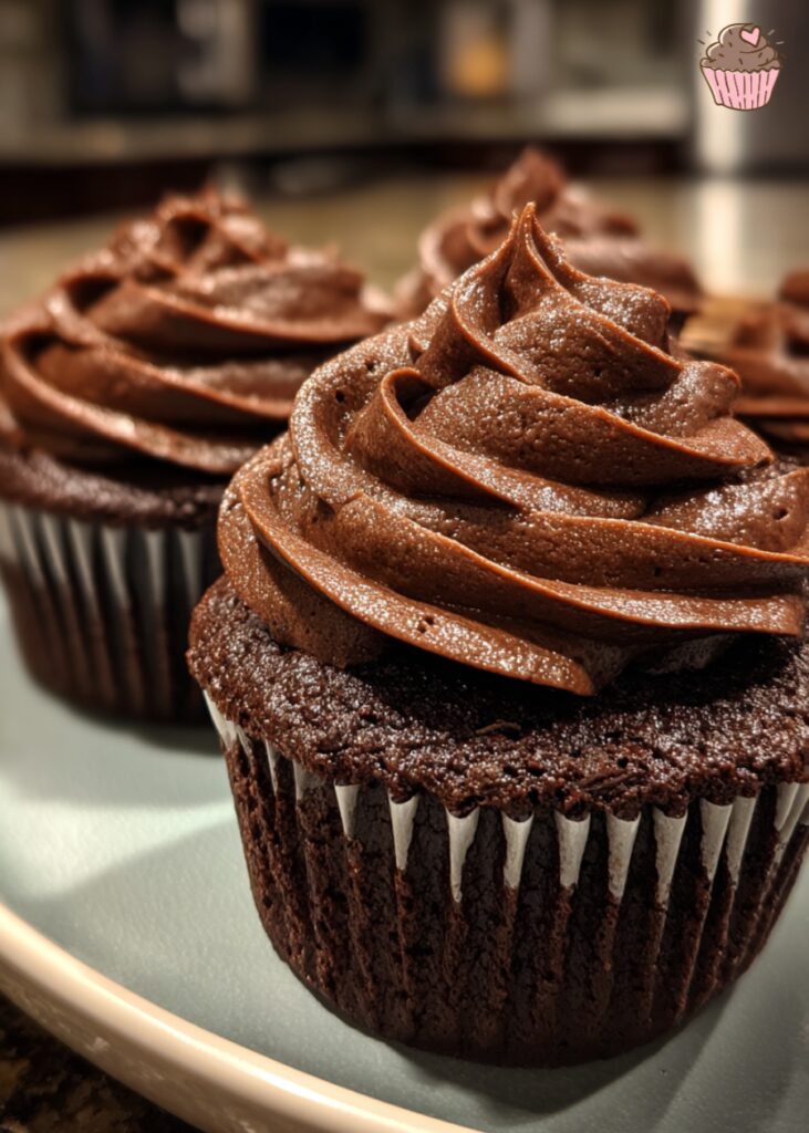 Bakery-Style Chocolate Cupcakes