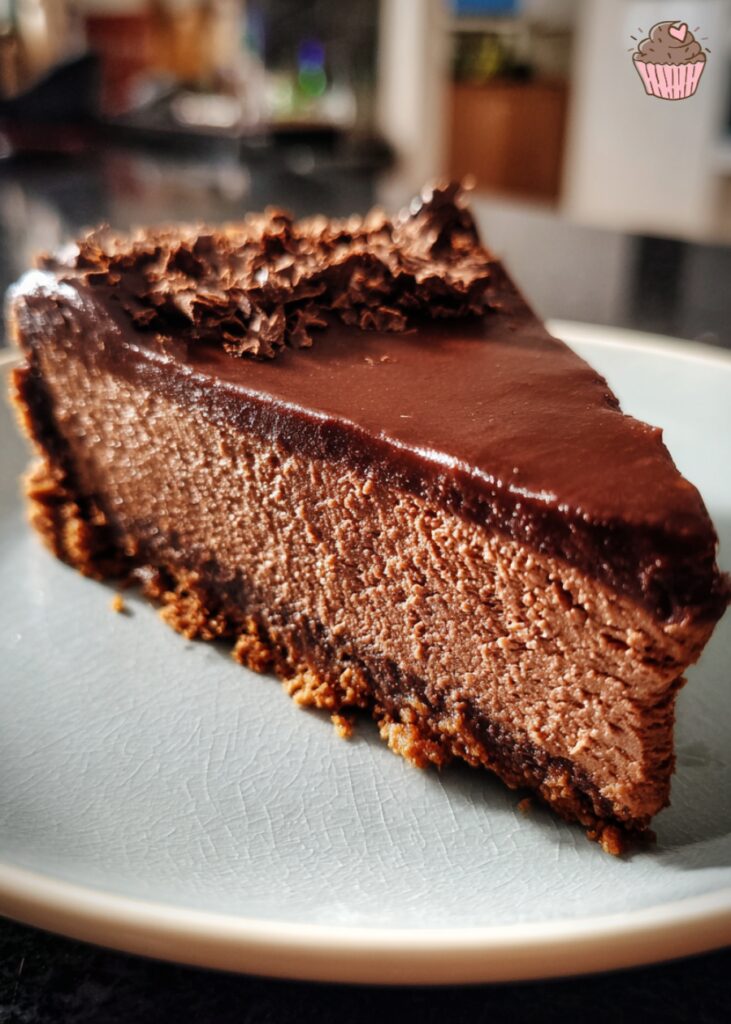 Classic No Bake Chocolate Cheesecake