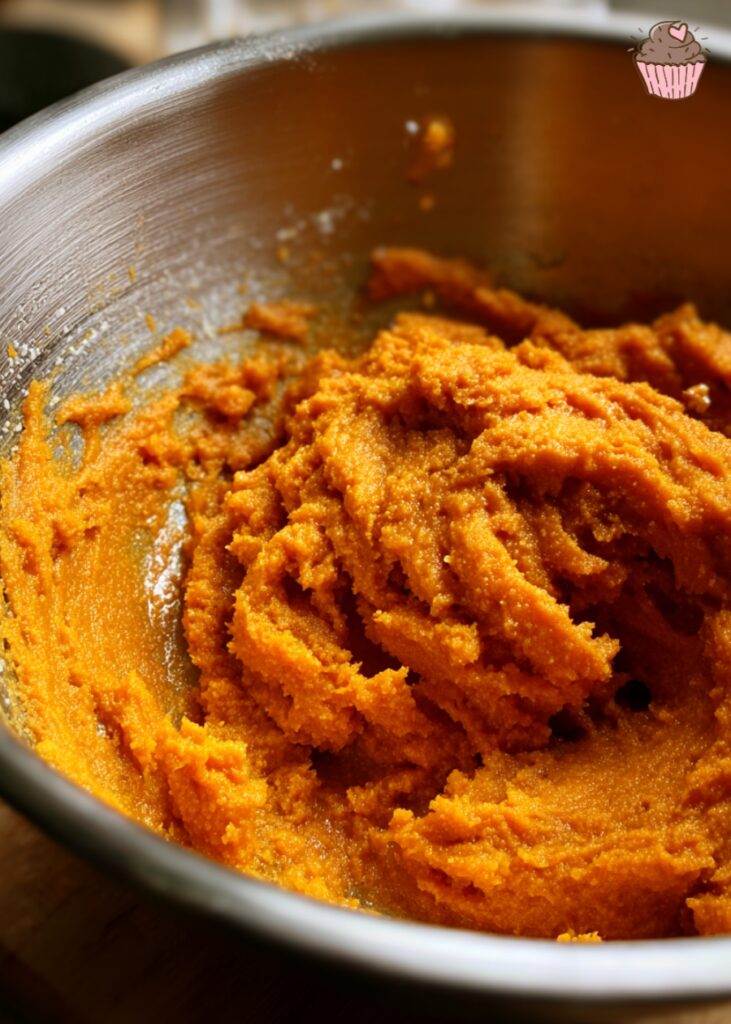 A plate of warm, soft Pumpkin Chocolate Chip Cookies with chocolate chips glistening.