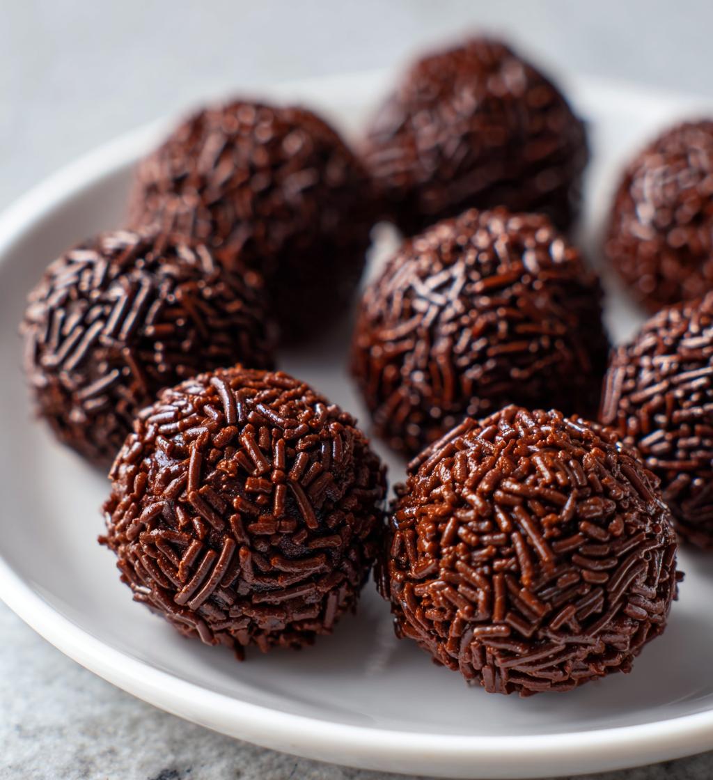 Brigadeiros (Brazilian Chocolate Truffles) - detail 1
