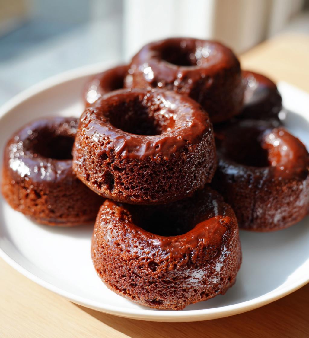 Chocolate Baked Donuts - detail 1