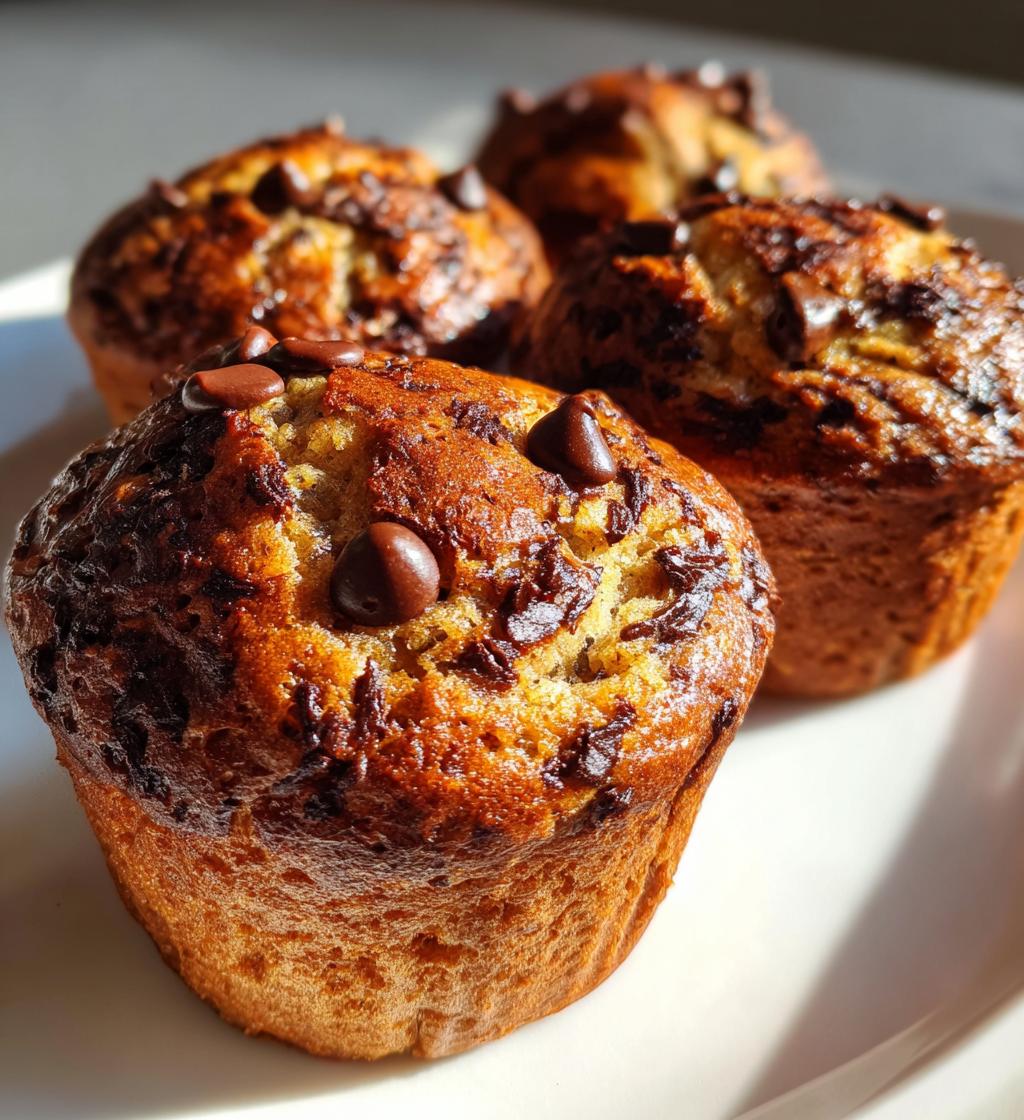 Chocolate Banana Muffins - detail 1