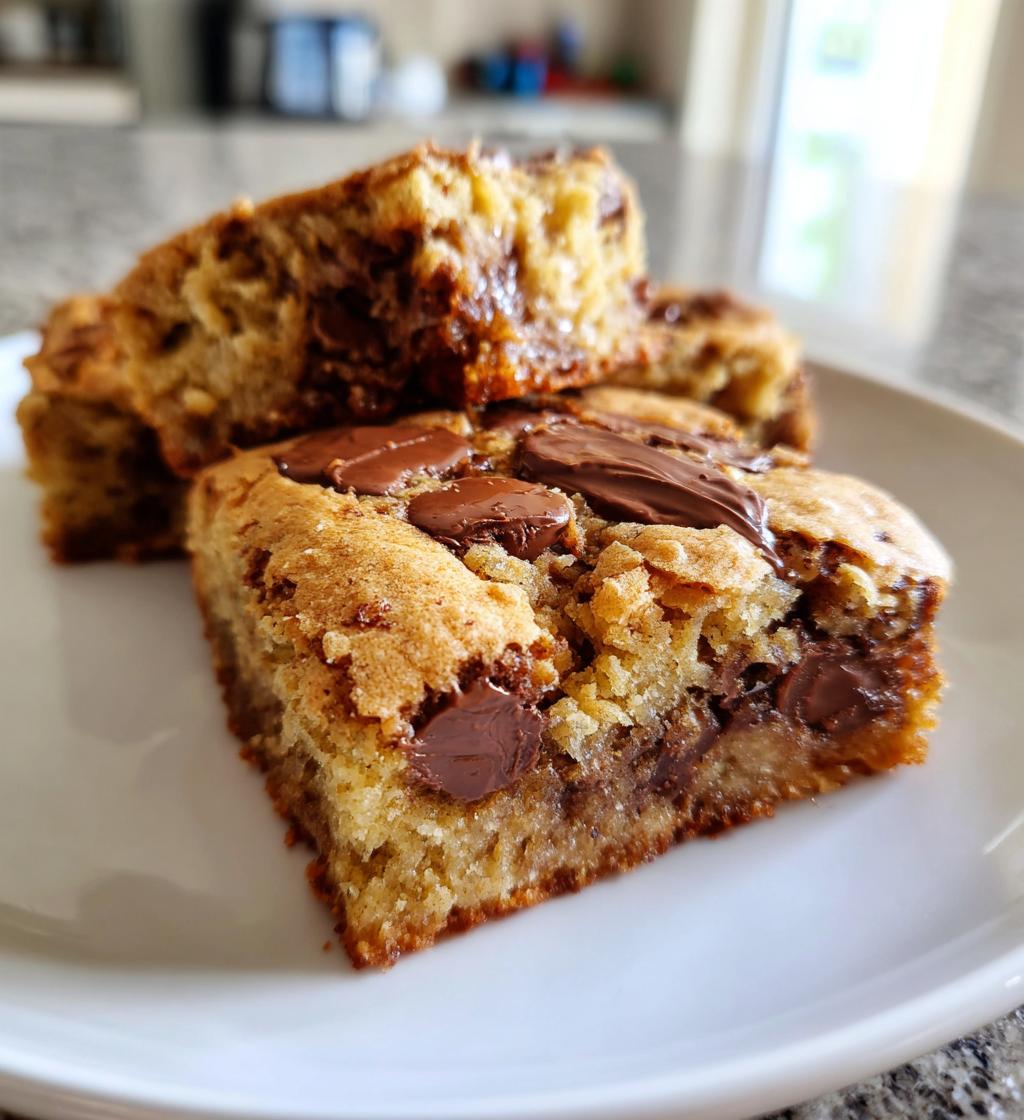 Chocolate Chip Blondies - detail 1