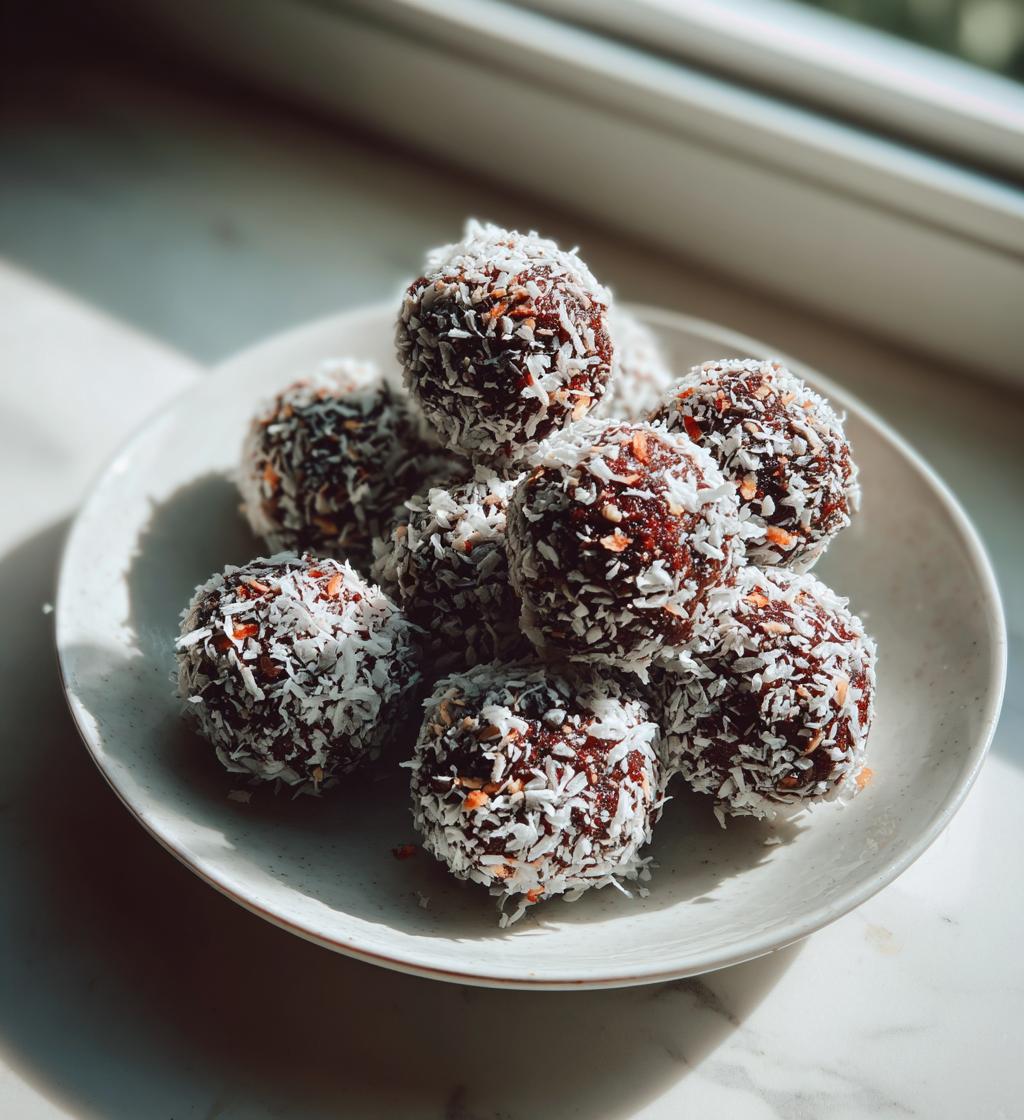 Chocolate Coconut Laddoo - detail 1