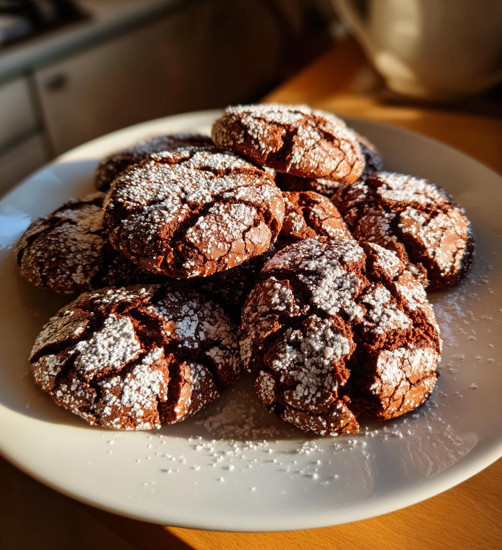 Chocolate Crackle Cookies - detail 1
