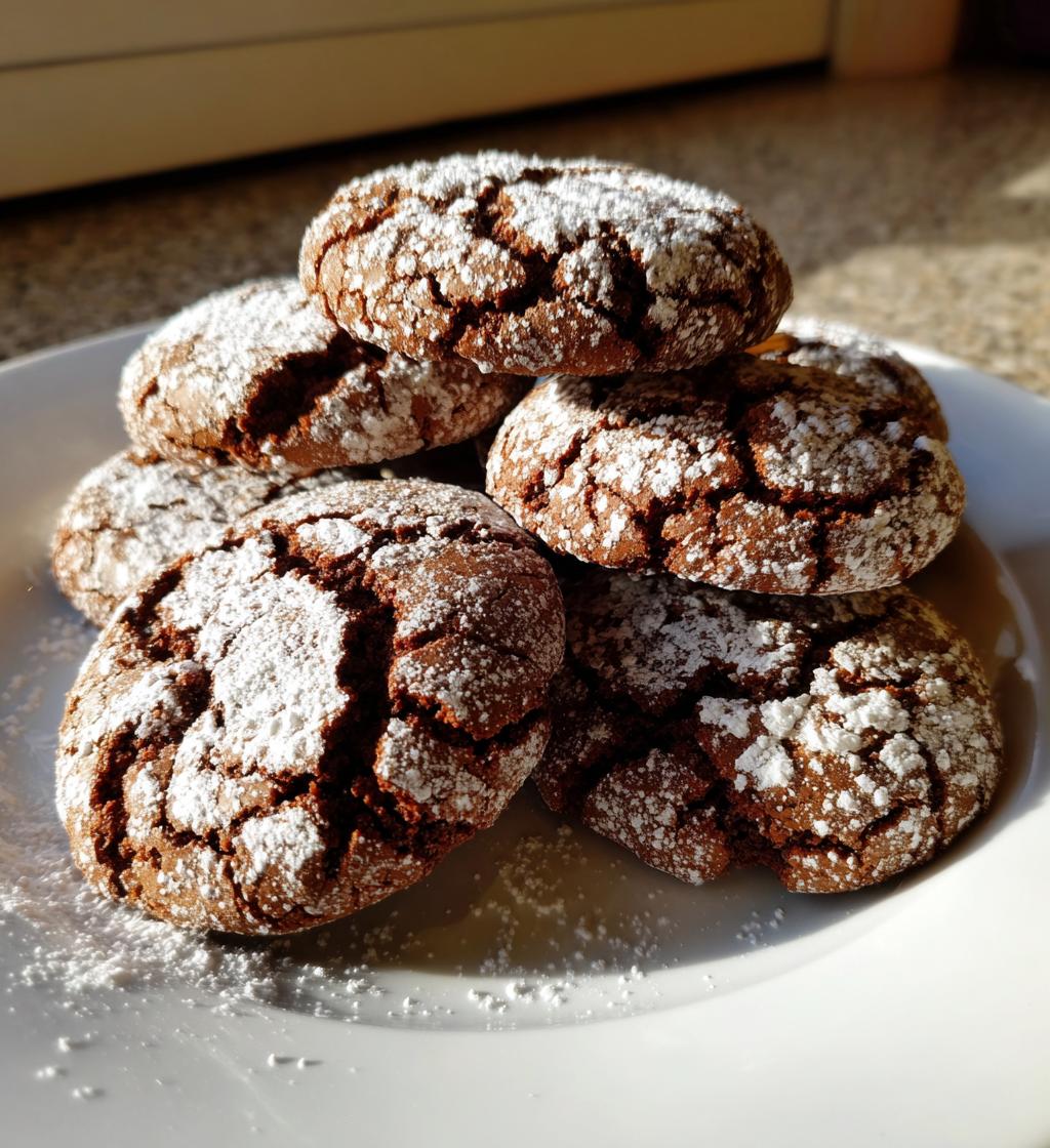 Chocolate Crinkle Cookies - detail 1