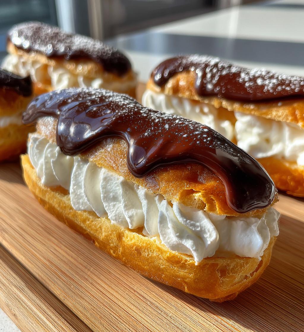 Chocolate Eclairs - detail 1