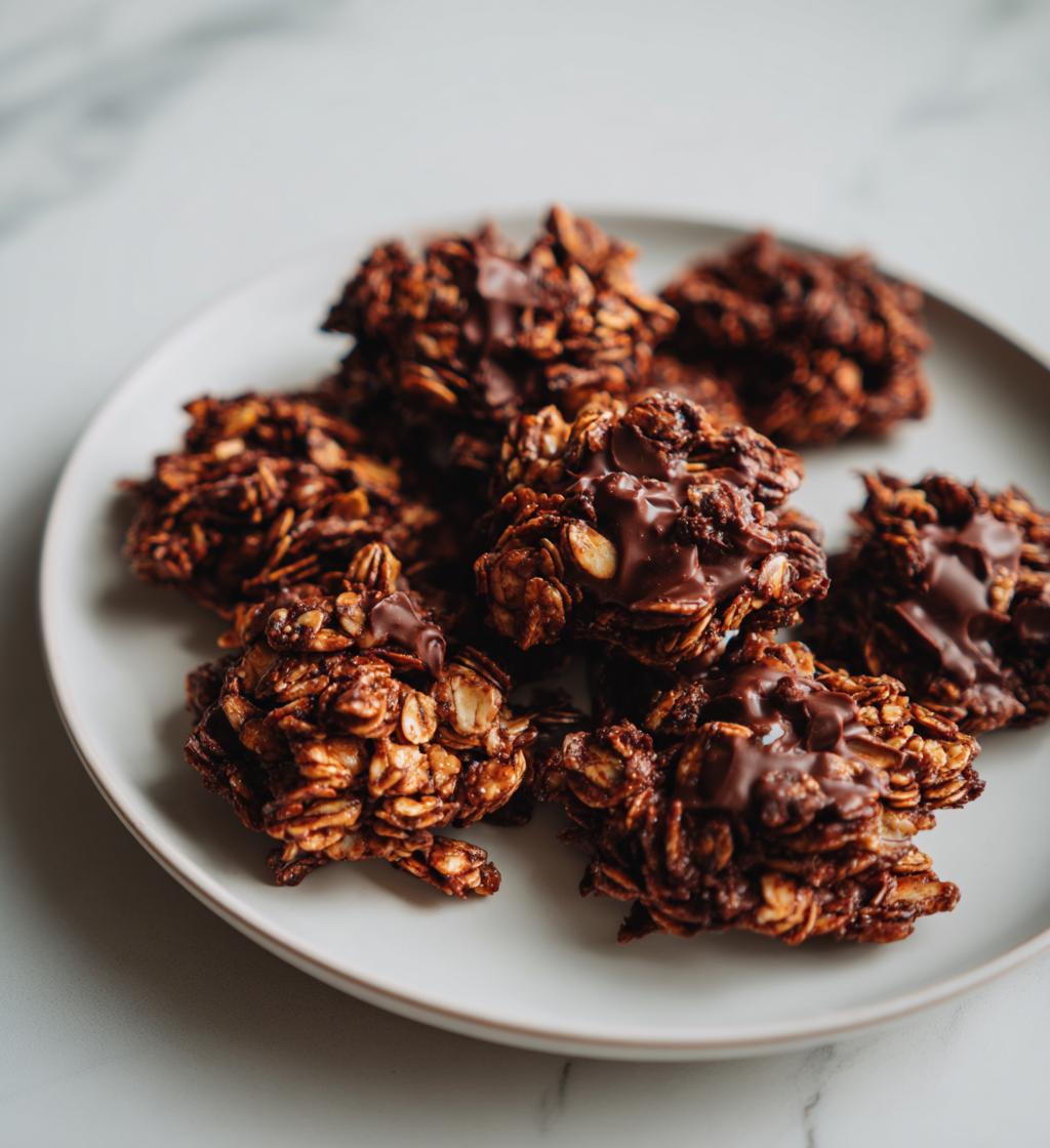 Chocolate Granola Clusters - detail 1