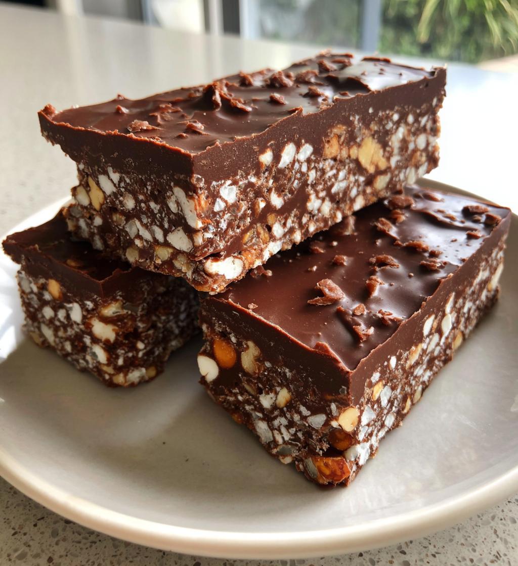 Chocolate Hedgehog Slice - detail 1