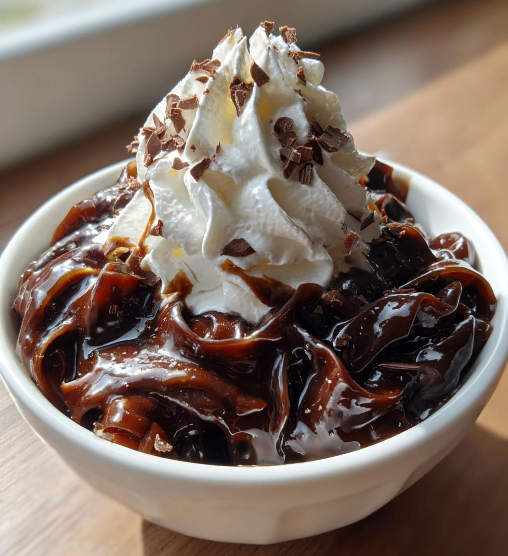 Chocolate Noodle Dessert - detail 1