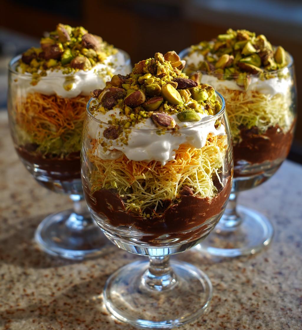 Chocolate Pistachio Kataifi Trifles - detail 1