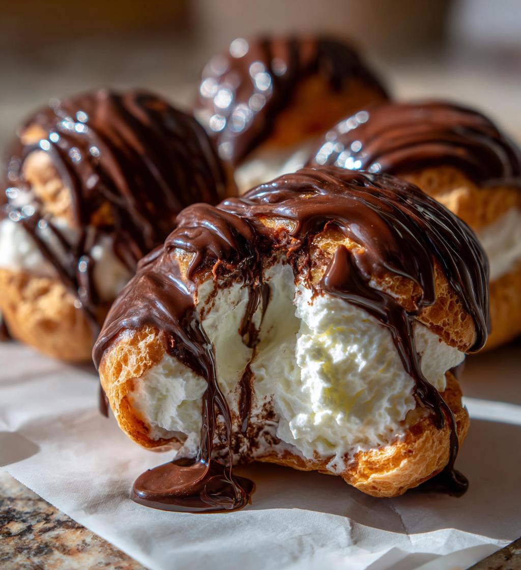 Chocolate Profiteroles - detail 1