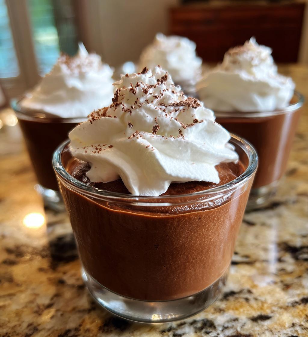 Chocolate Pudding Cups - detail 1