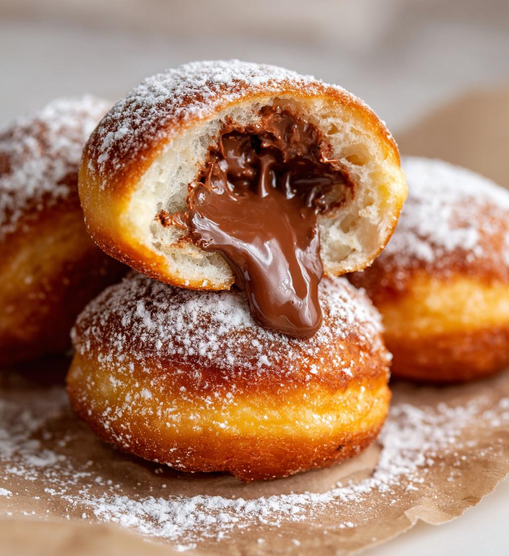 Chocolate‑Filled Donuts - detail 1
