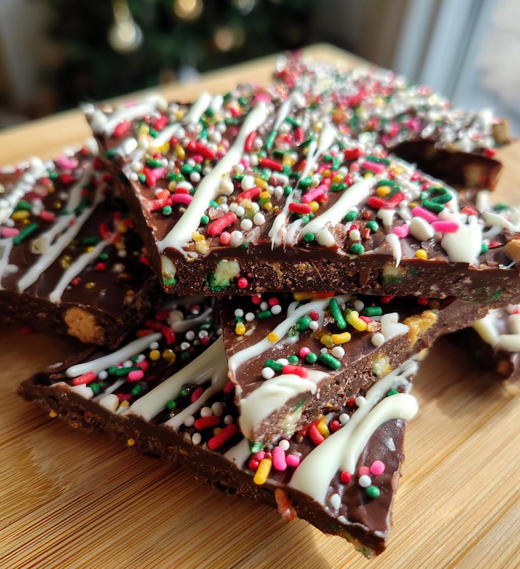 Christmas Cookie Chocolate Bark - detail 1