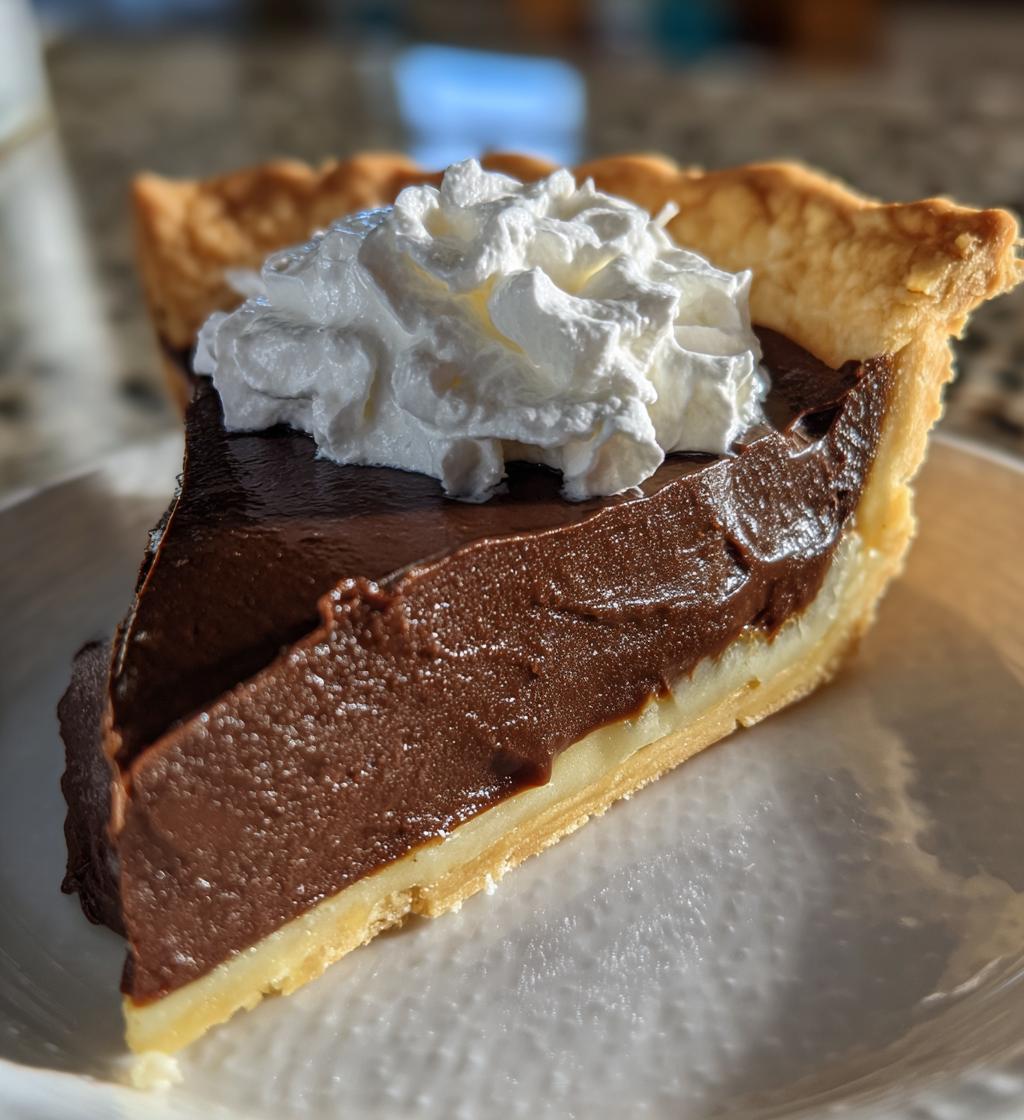 Classic Chocolate Pie - detail 1