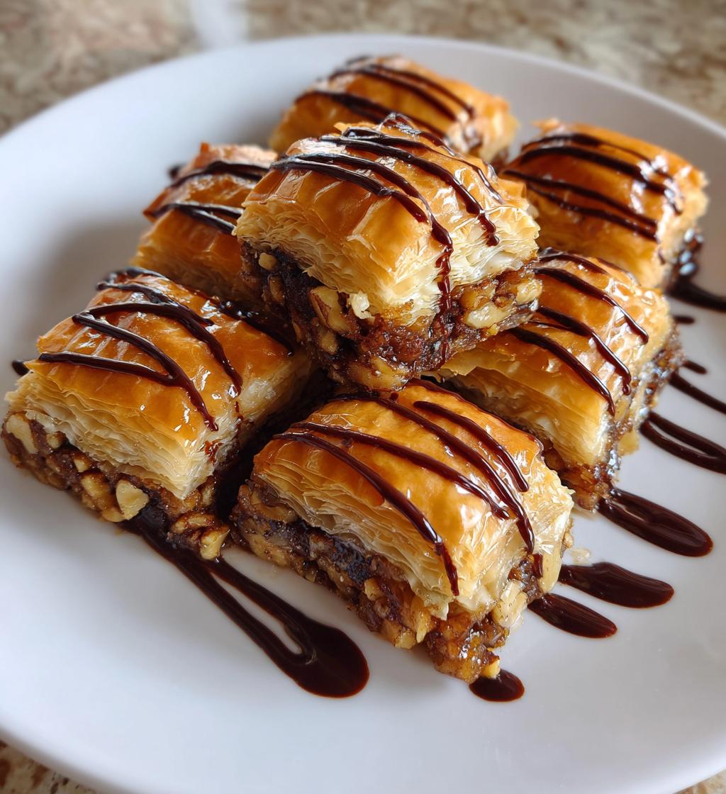 Date Chocolate Baklava Bites - detail 1