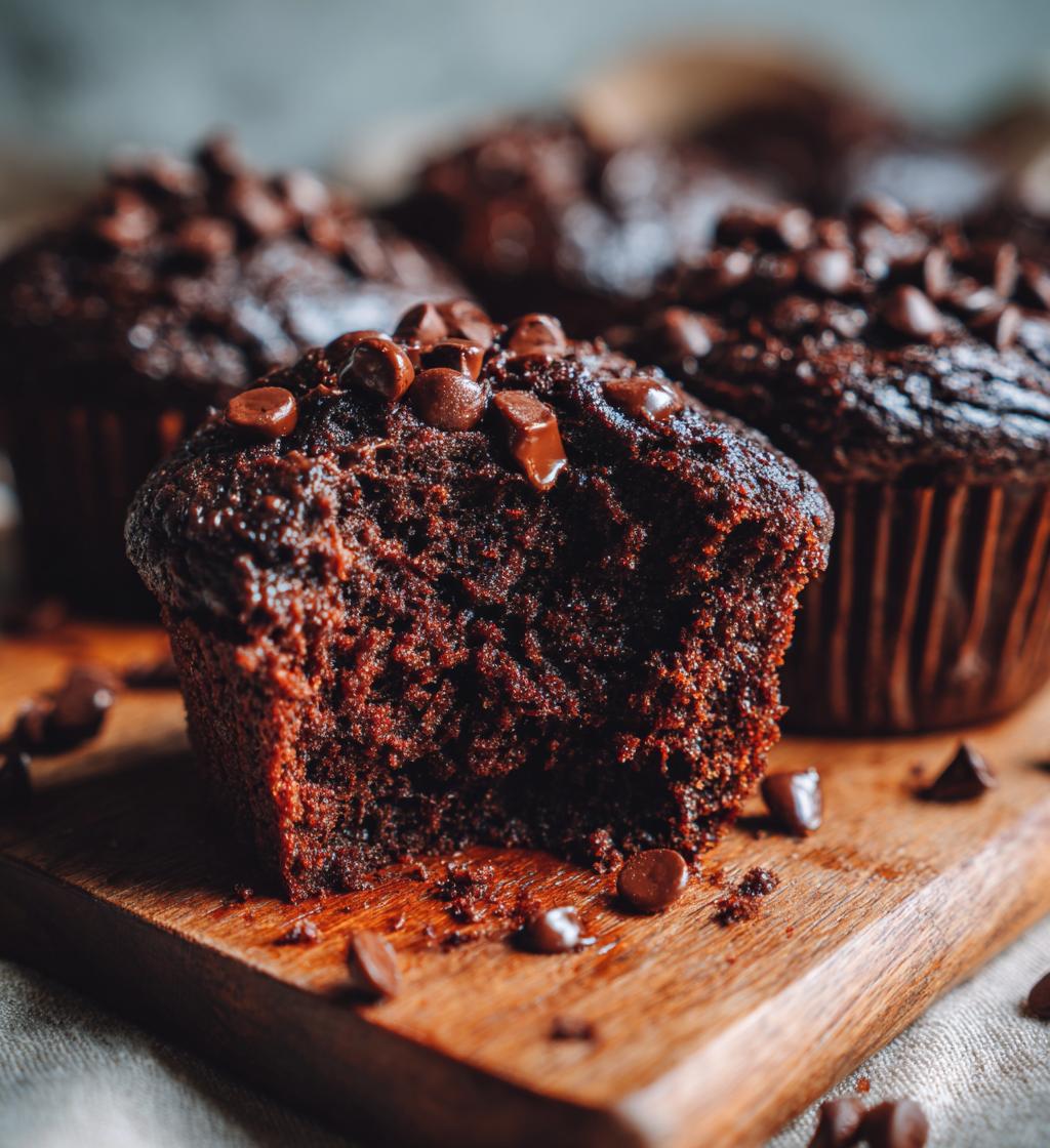 Double Chocolate Muffins - detail 1