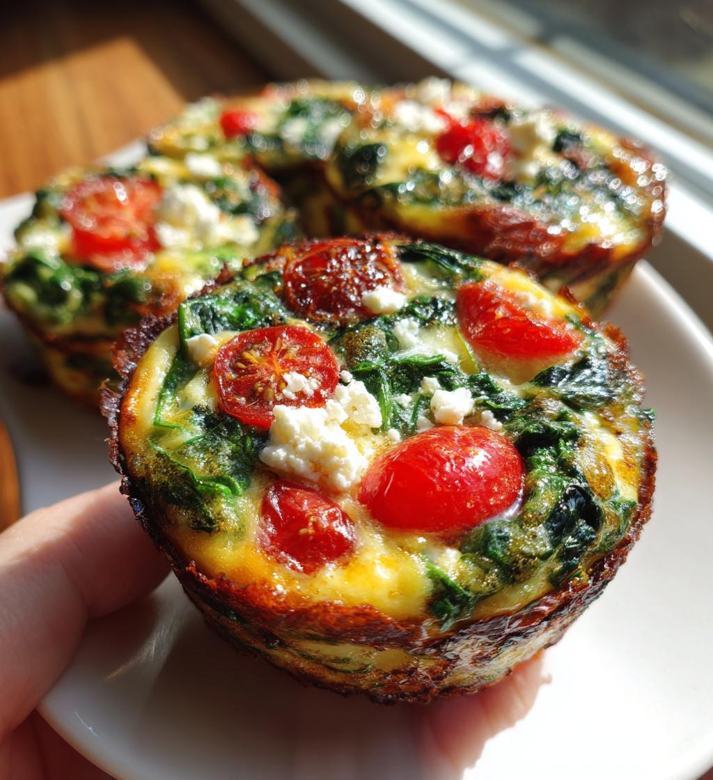 Egg Spinach Breakfast Cups - detail 1