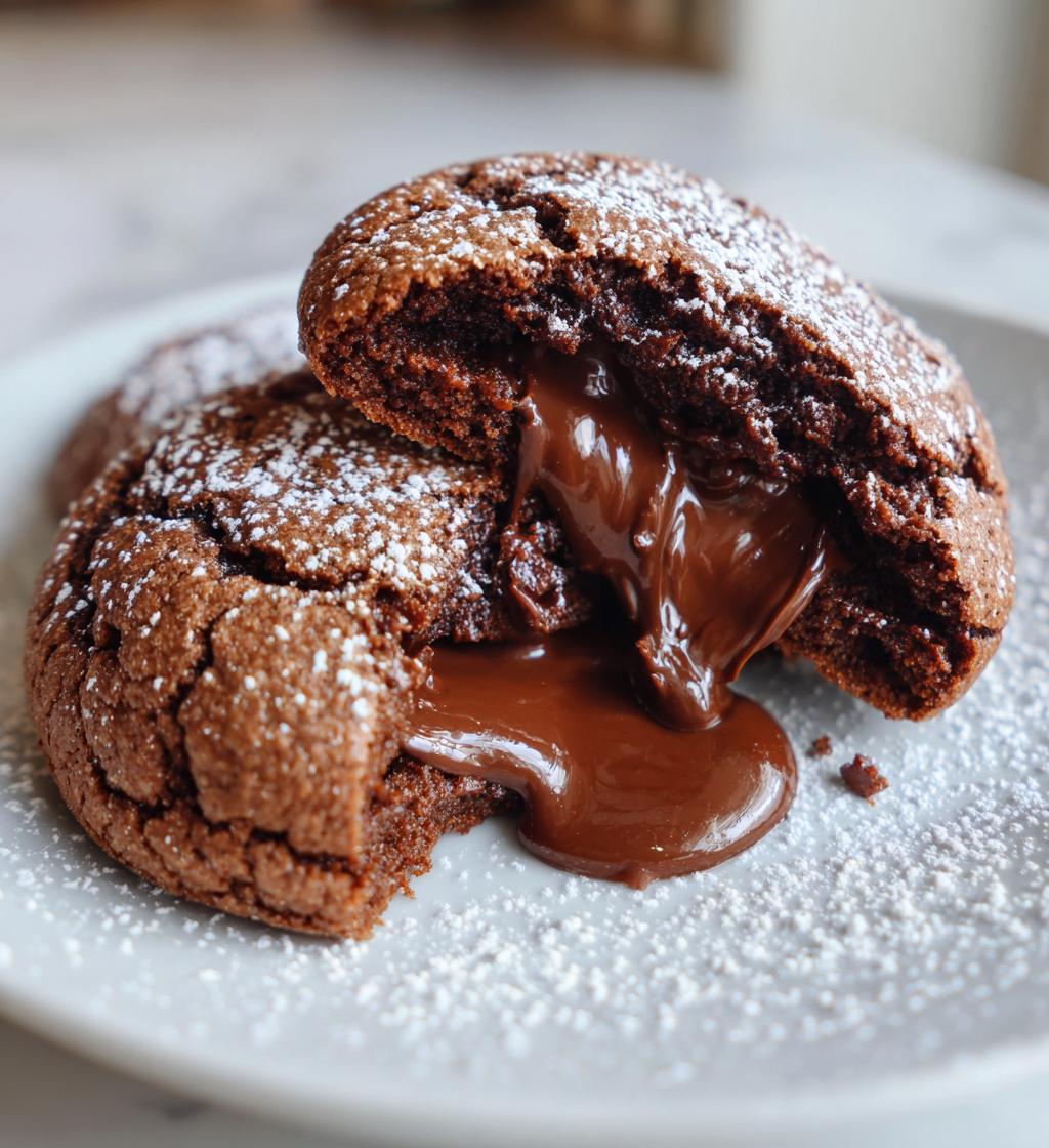 Gooey Nutella Lava Cookies - detail 1