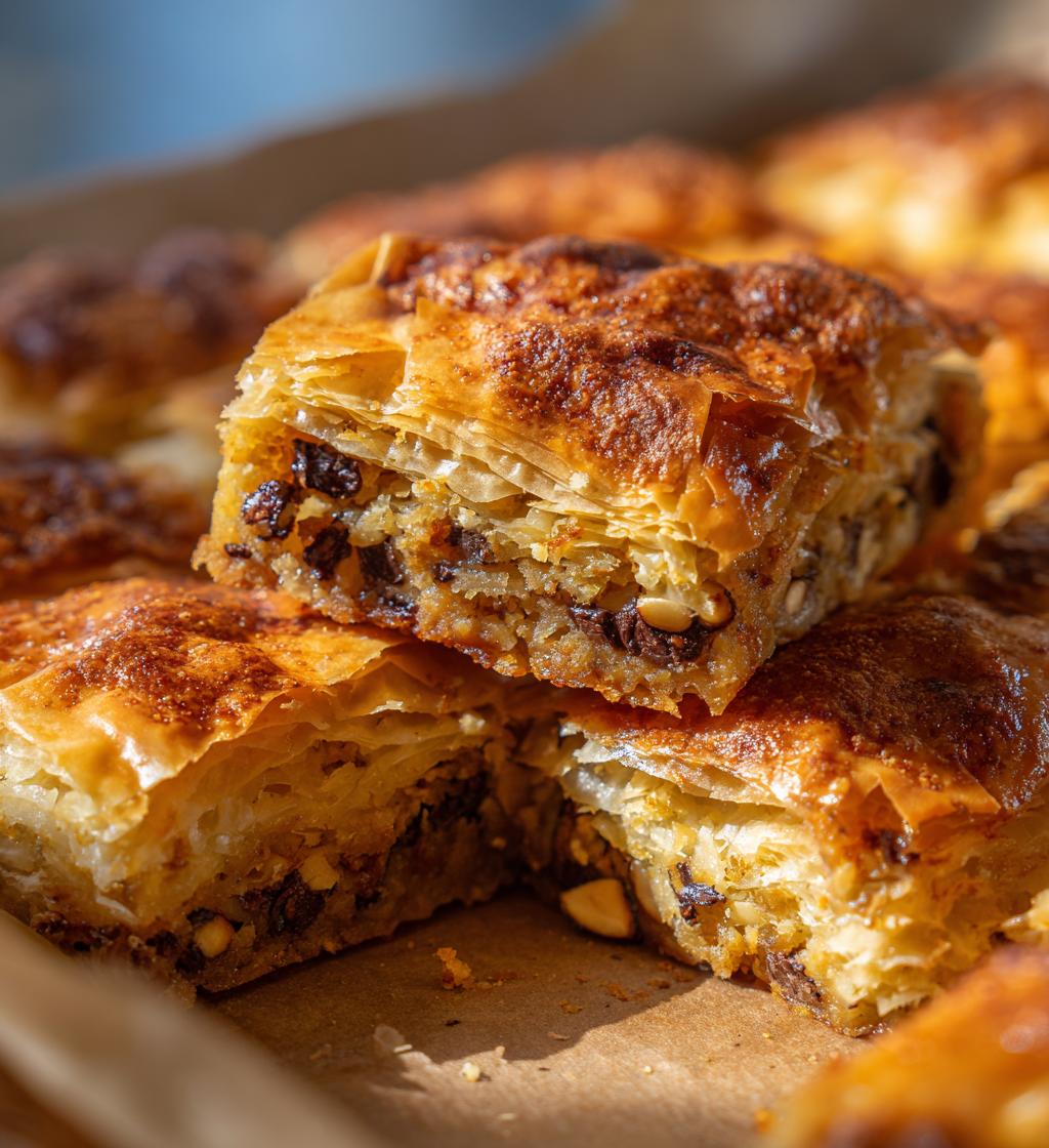 Knafeh Chocolate Crunch Bars - detail 1