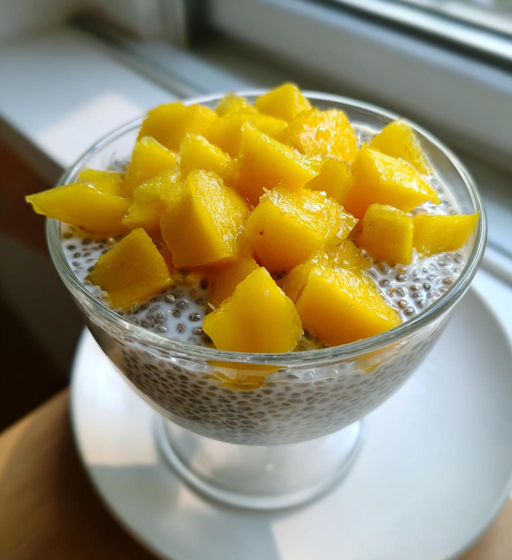 Mango Chia Breakfast Pudding - detail 1
