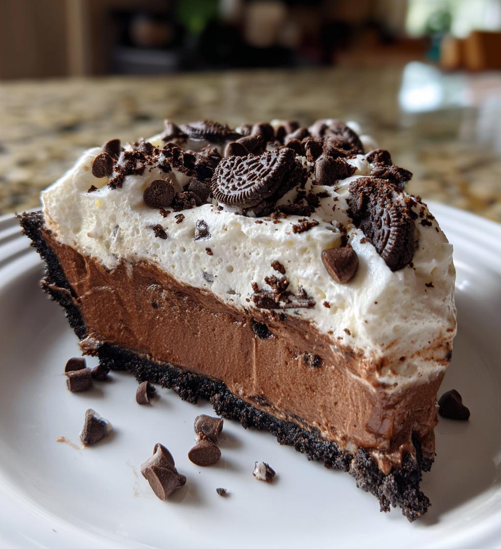 Oreo Chocolate Pie - detail 1