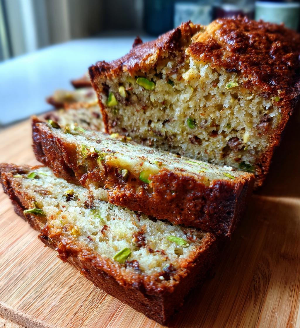 Pistachio Chocolate Semolina Cake - detail 1