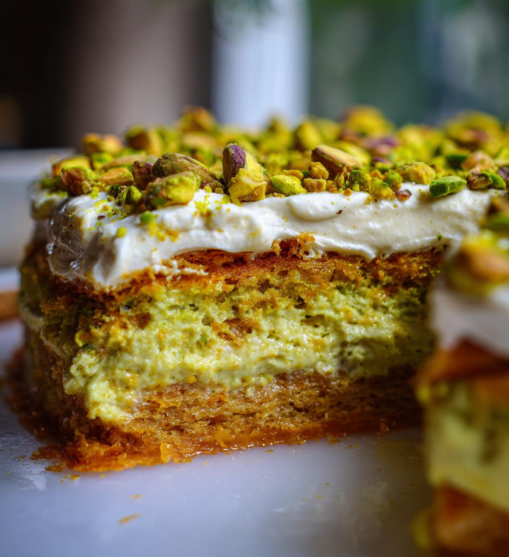 Pistachio Kunafa Mousse - detail 1