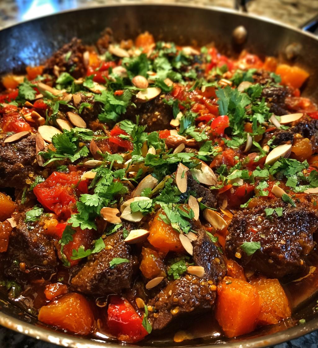 Sweet and Savory Moroccan Beef Tagine - detail 1