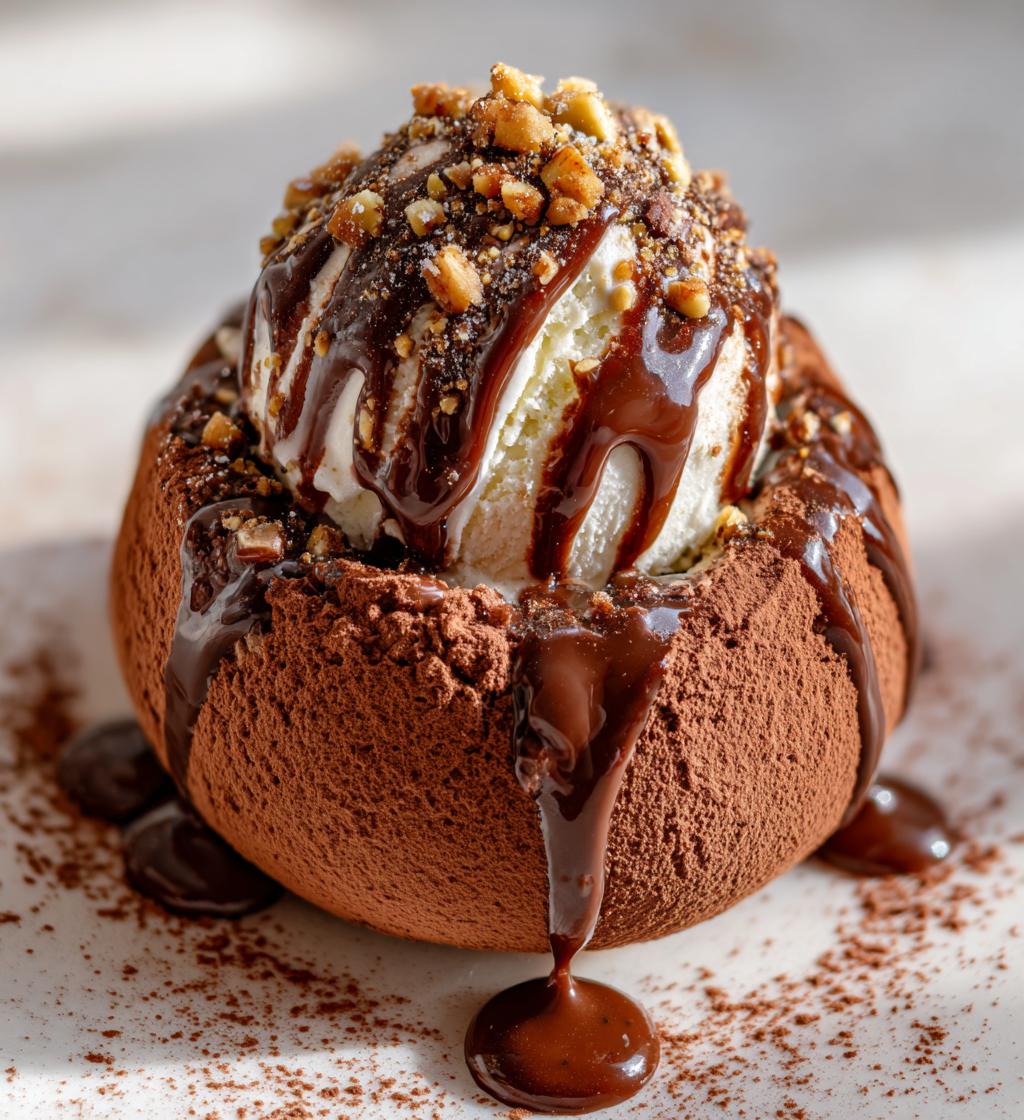 Tartufo (Italian Chocolate Ice‑Cream Bomb) - detail 1