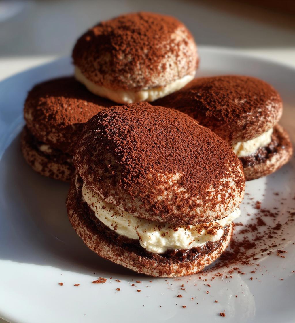 Tiramisu Cookies (with cocoa topping) - detail 1