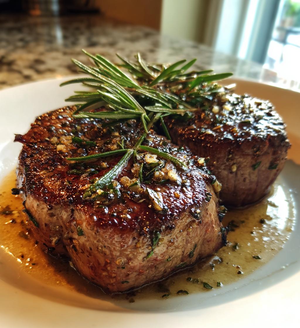 Well-Seasoned Pan Seared Filet Mignon - detail 1