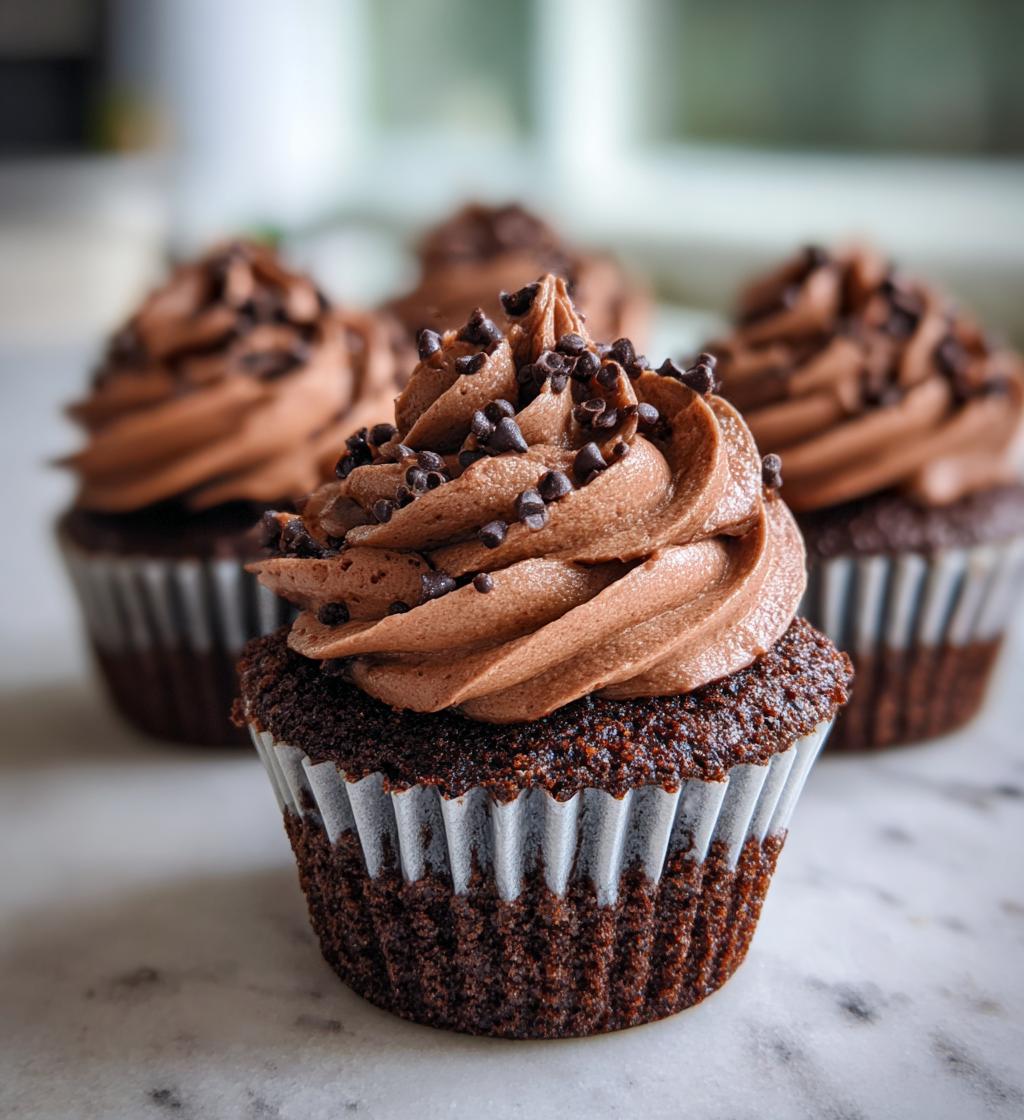 Chocolate Heart Cupcakes - detail 1