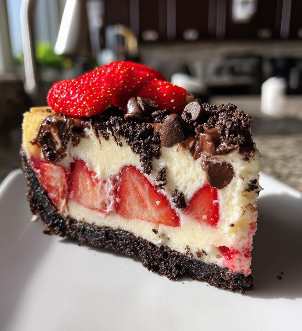 Chocolate Strawberry Cheesecake Oreos - detail 1