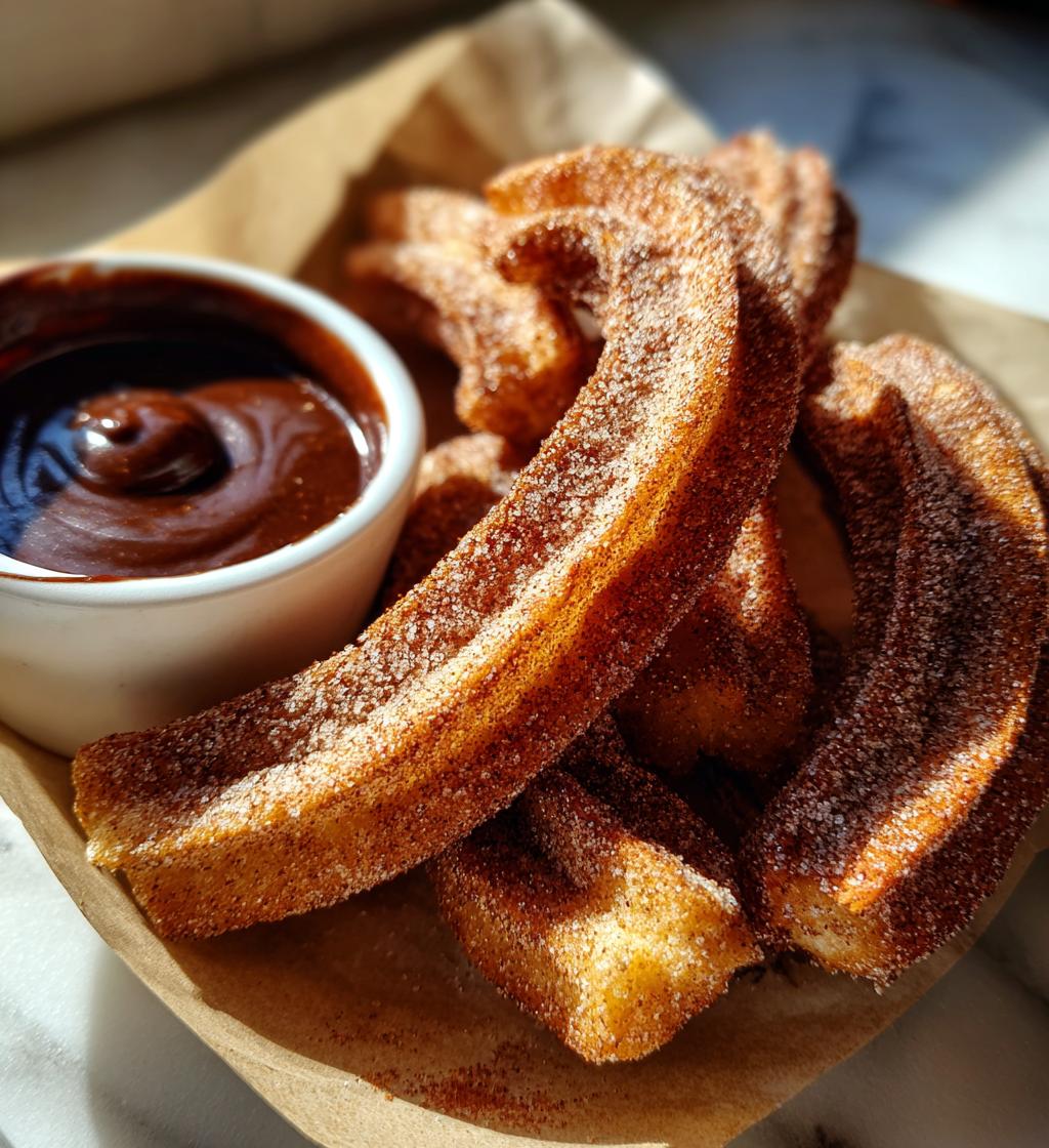 Churros with Spicy Chocolate Dip - detail 1