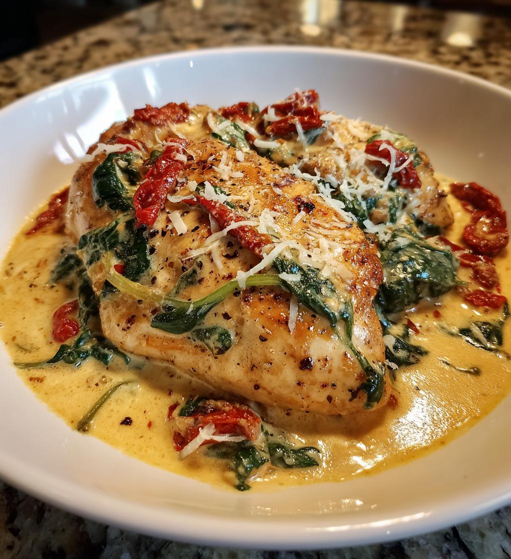 Creamy Tuscan Chicken - detail 1