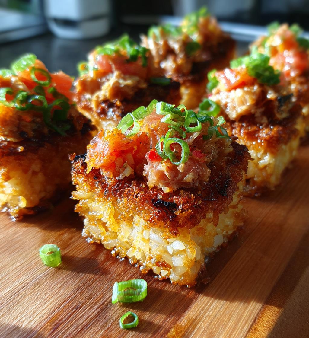 Crispy Rice & Spicy Tuna Bites - detail 1