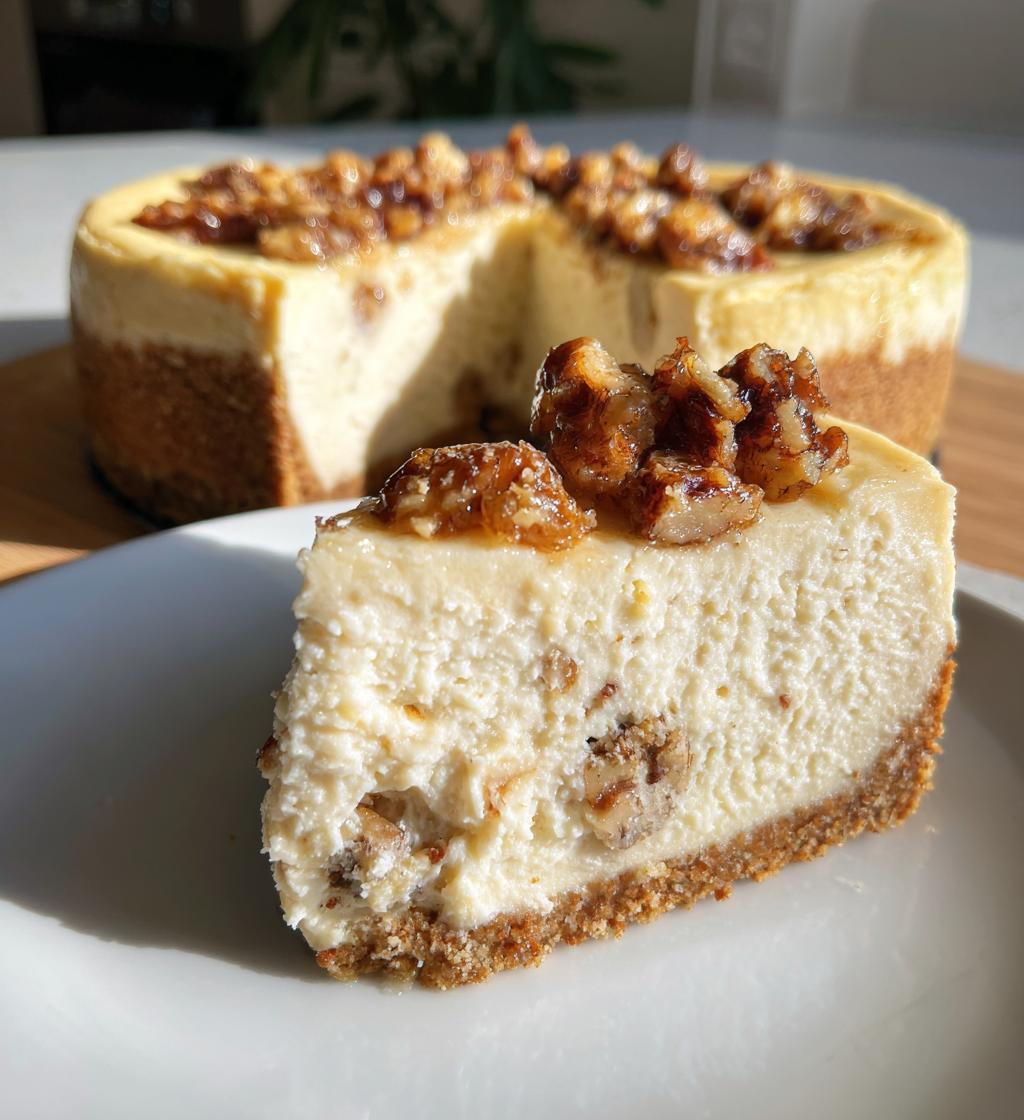 Date and Walnut Maamoul Cheesecake - detail 1