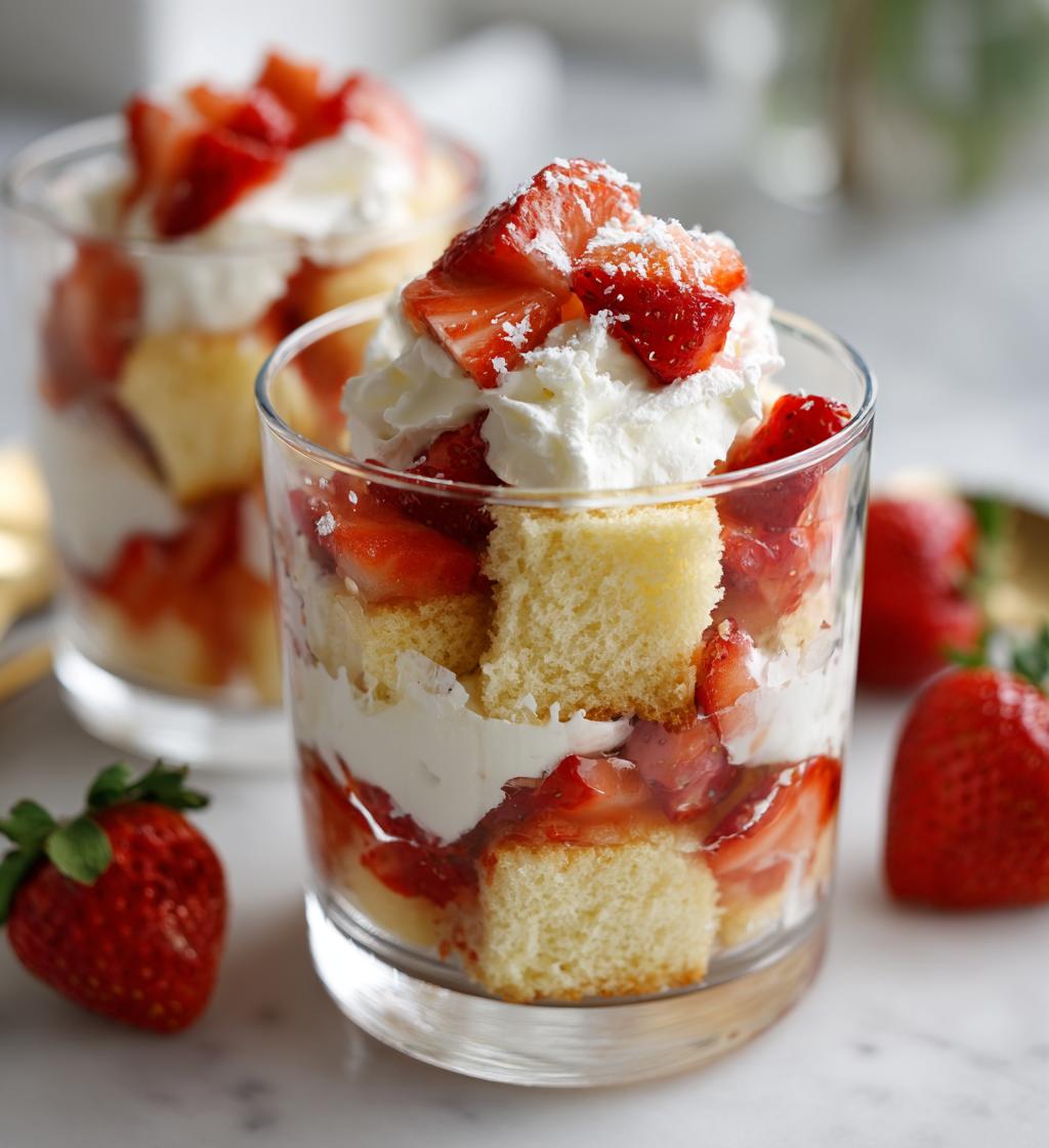 Easy Strawberry Shortcake Trifles - detail 1