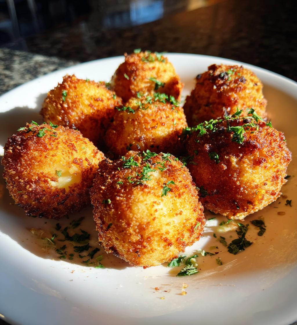 Fried Mac & Cheese Balls - detail 1