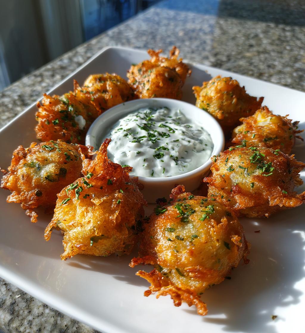 Fried Olives with Labneh Dip - detail 1