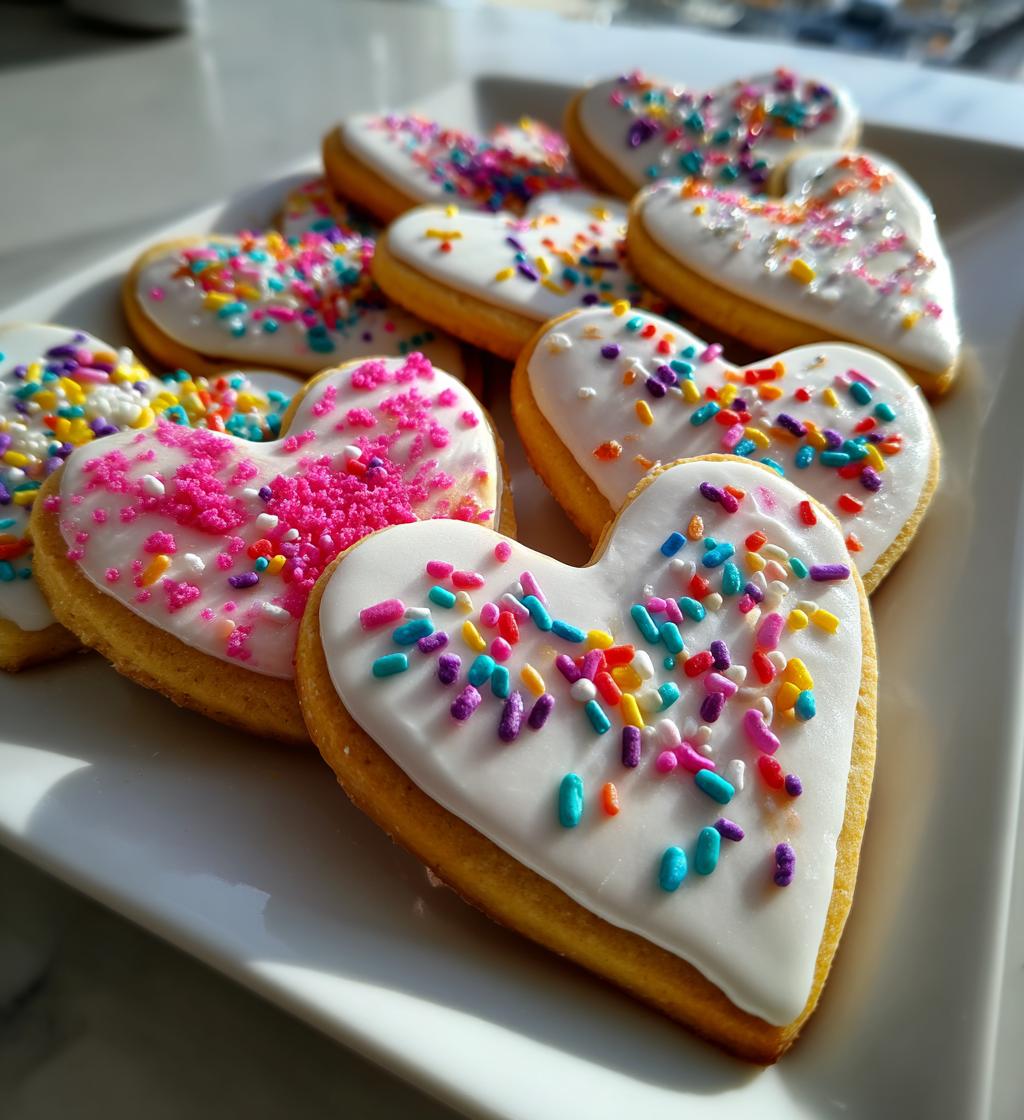 Frost Heart Cookies - detail 1