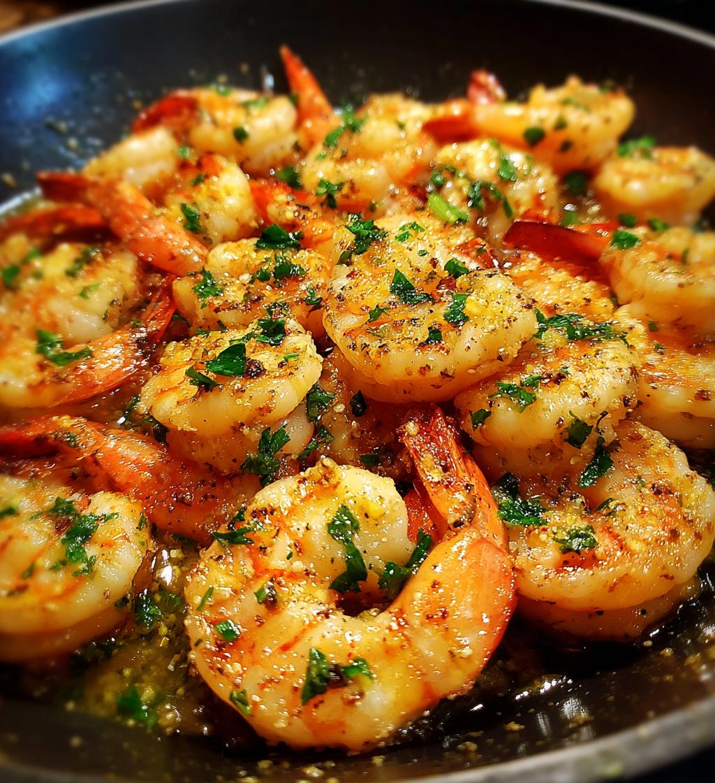 Garlic Butter Halal Shrimp Skillet - detail 1