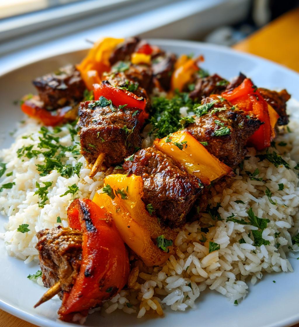 Halal Beef Kebab Rice - detail 1