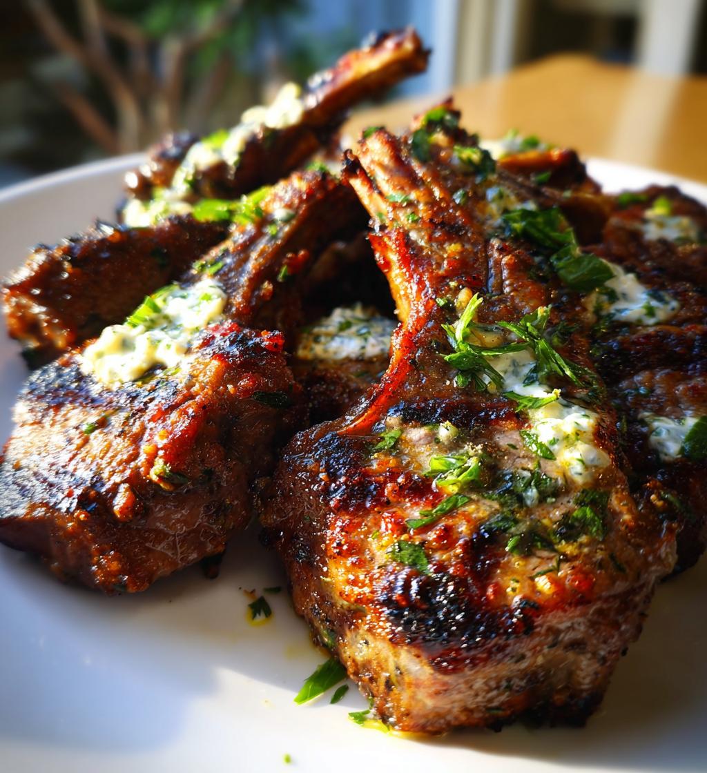 Halal Lamb Chops Mint Yogurt - detail 1