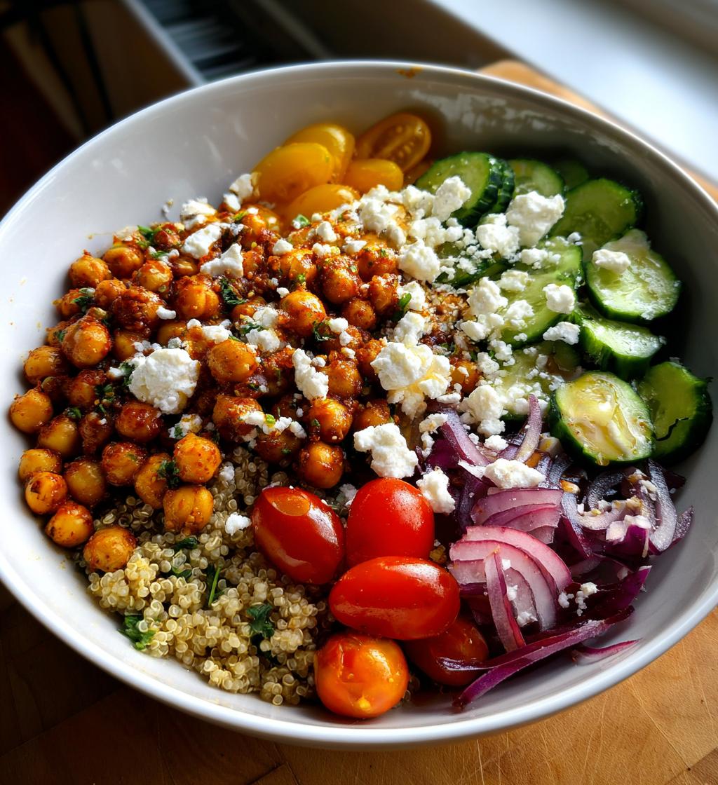 Harissa Chickpea Grain Bowl - detail 1
