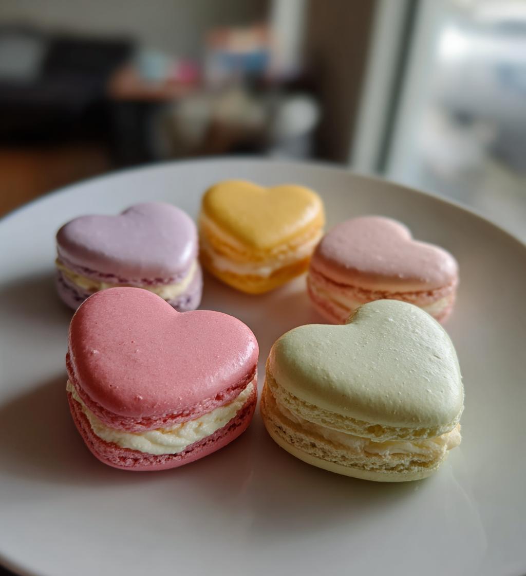 Heart Shaped Macarons - detail 1