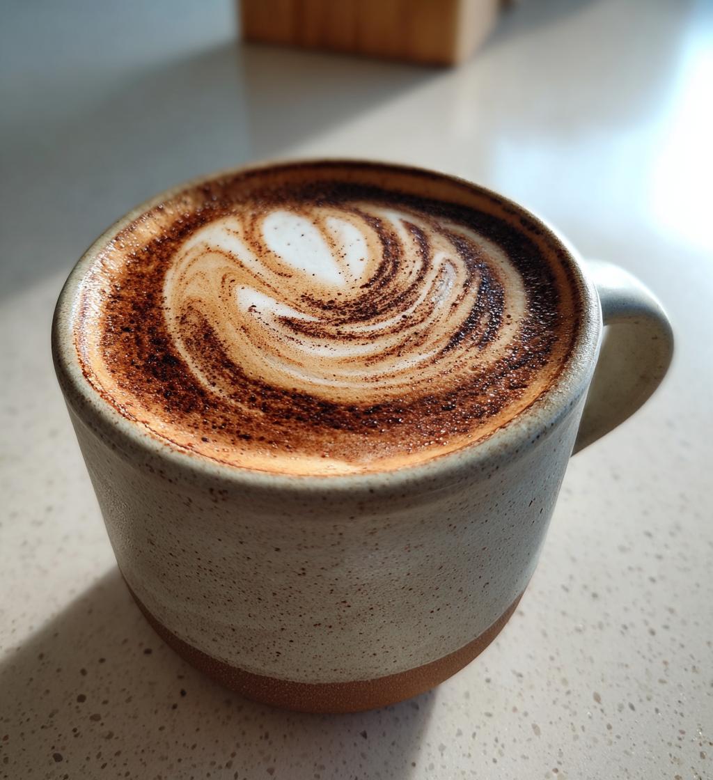 Hojicha Latte - detail 1